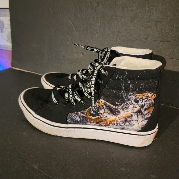 Vans ComfyCush Sk8-Hi Discovery Channel Project Cat Men's Size 8 Womens Size 9.5 - Picture 1 of 10